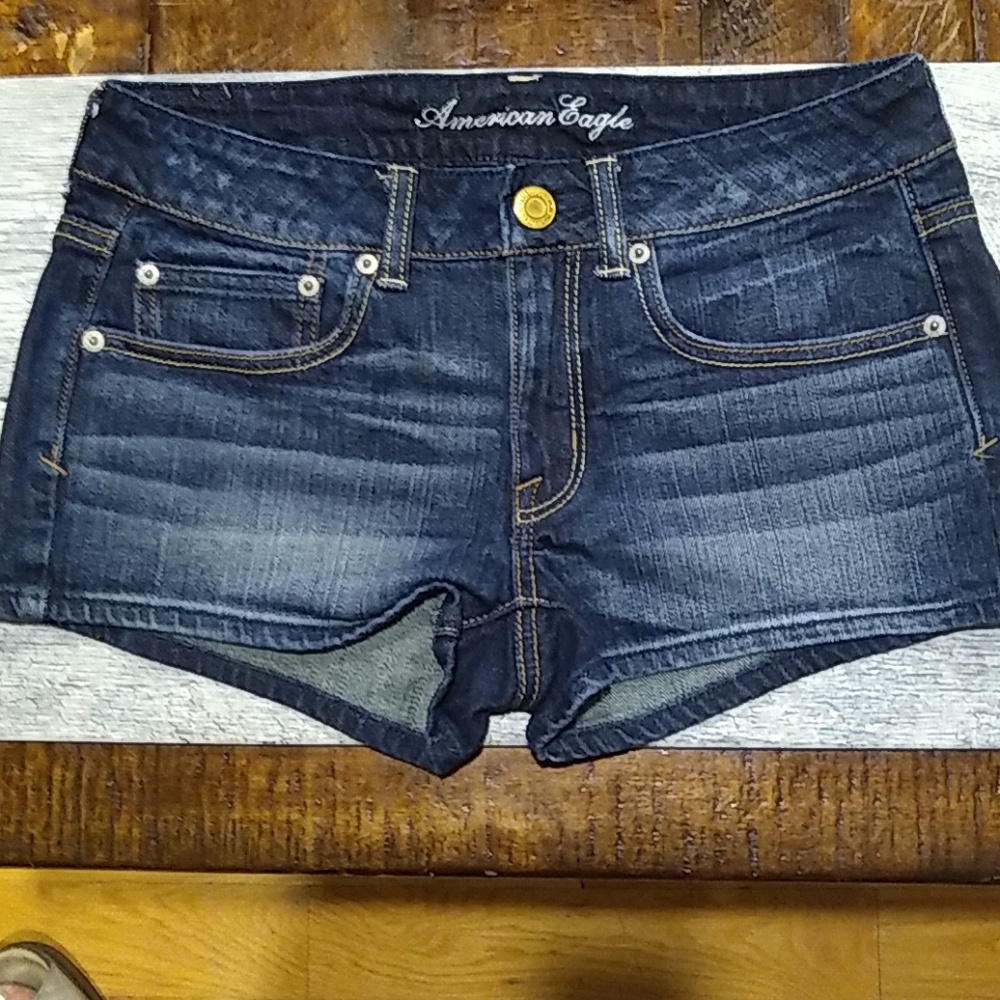 American Eagle Outfitters Denim Shorty Shirts...